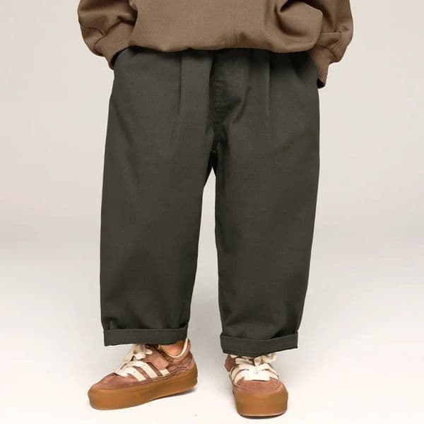 2025 Spring Kids Pants Korean style Childrens solid color casual pants Boys cotton loose Trousers251021BJ