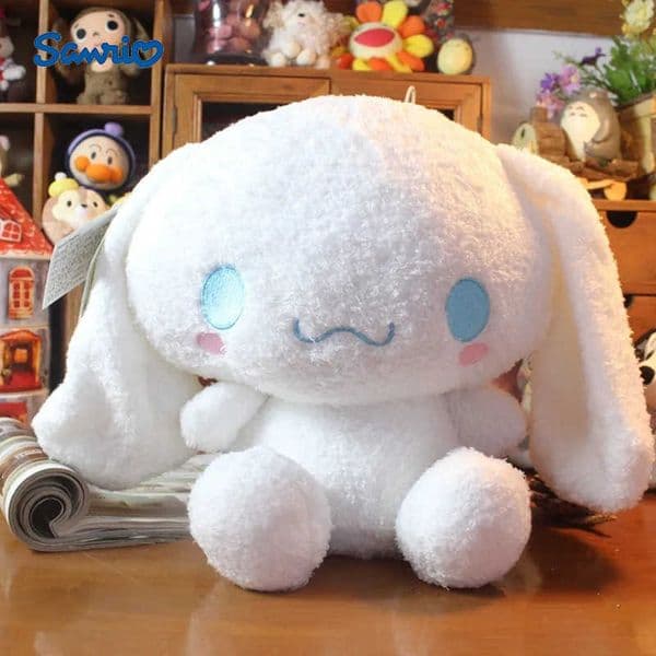 Sanrio White Cinnamorol Dog Plush Toys Soft Stuffed Animal Dolls 30cm High Quality Childrens Birthday Anime Toy L251023