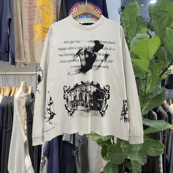Men's Plus Tees & Polos Print Long Sleeve T shirts 26ss