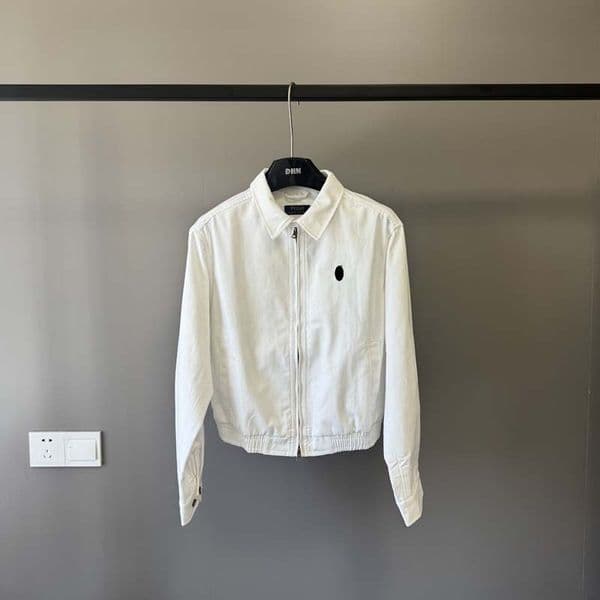 Women's Jackets Designer Jackets Embroidered Zip-Up Collared Jacket Minimalist Polo Shirt Old-School Classic Style Casual Jacket For Women