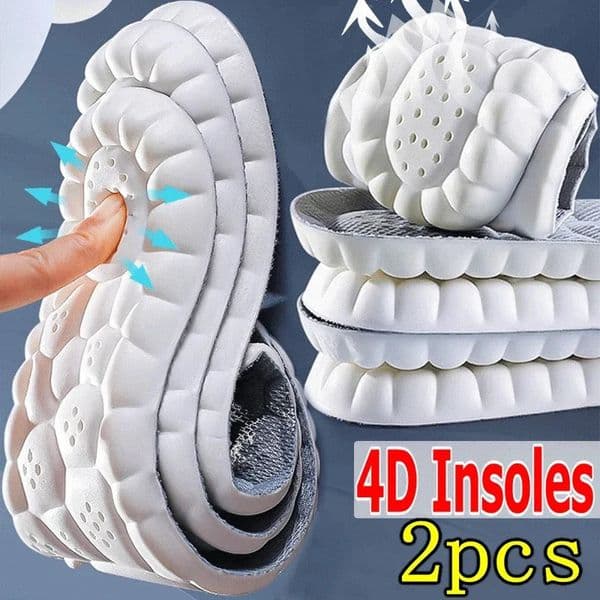 Latex Sport Insoles for Men Women Soft High Elasticity Insole Running Shoes Pad Deodorant Orthopedic Arch Support Insert Cushion251020