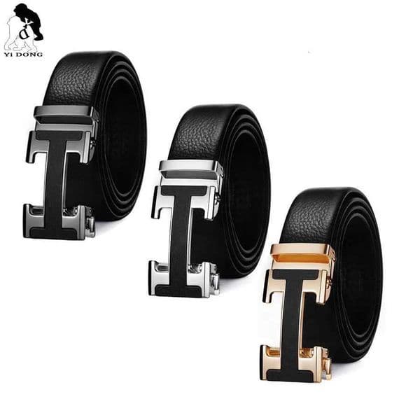 Luxury Brand Men Belt High Quality Leather Business Designer famous Belts for men Jeans Strap Male Metal Buckle belt W251024