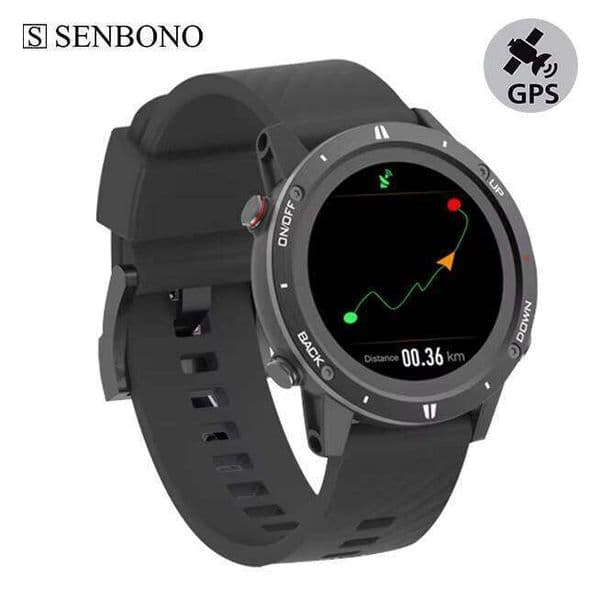 Senbono G5 Outdoor 5ATM Swimming Diving Compass Altitude Fishing Multiple Sports Modes Positioning System Smart Watch for Men 2023
