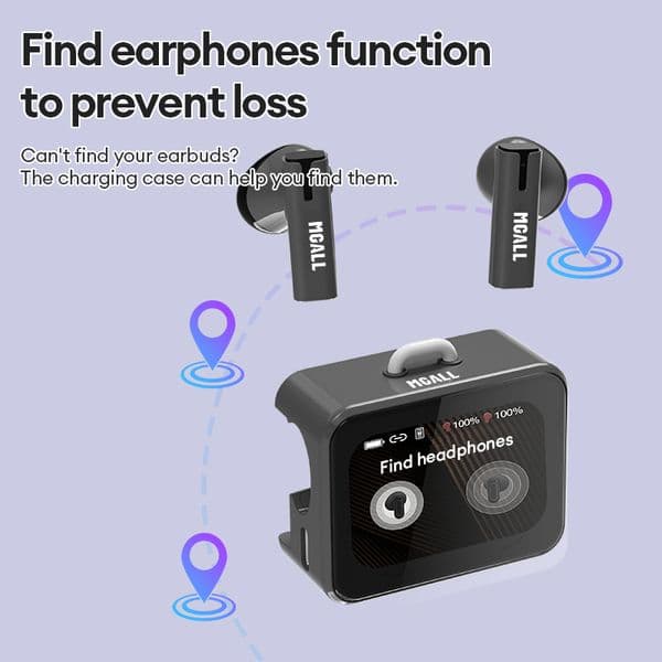 MGALL Wireless Earphones MG-C19 BT60 AI Translation Earbuds Multi-Color Smart Touchs Headphones Hi-Fi Sound Quality Music Headset Z260605