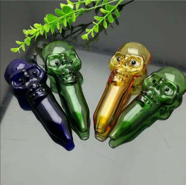 Super Skull Ghost Head Glass Pipe Glass Bongs Oil Burner Pipes Water Pipes Oil Rigs Smoking