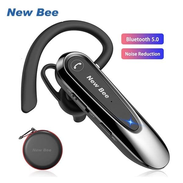 Bee B45 Wireless Bluetooth Headset Earphones V50 Headphones with Dual Mics CVC80 HandsFree Earpiece for Driving Business 251024