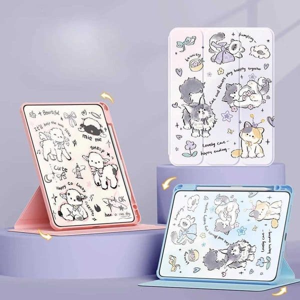 For iPad Case ipad A16 11in Air3 4 5 Mini 6 7 Tablet Cover Funda Ipad Pro 4 5 6 10th 11th Gen Rotating Anti Fall Protective caseXJ251024