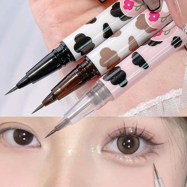 3 Colors Brown Lying Silkworm Liquid Eyeliner Pen Waterproof Big Eyes Makeup Smooth Quickdrying Women Cosmetics Beauty Tools 251014
