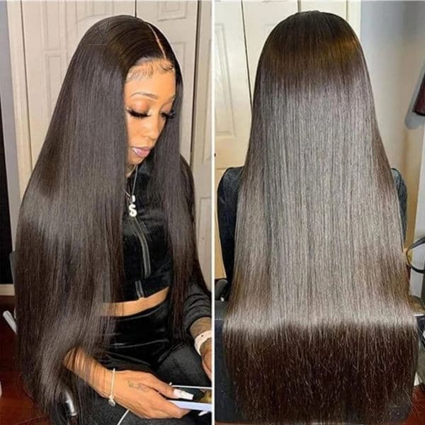 Straight Lace Front Wig 13x6 Hd Lace Wig 13x4 Black Human Hair Wig For Black Women Glueless Pre Plucked Brazilian Wig Daily Use