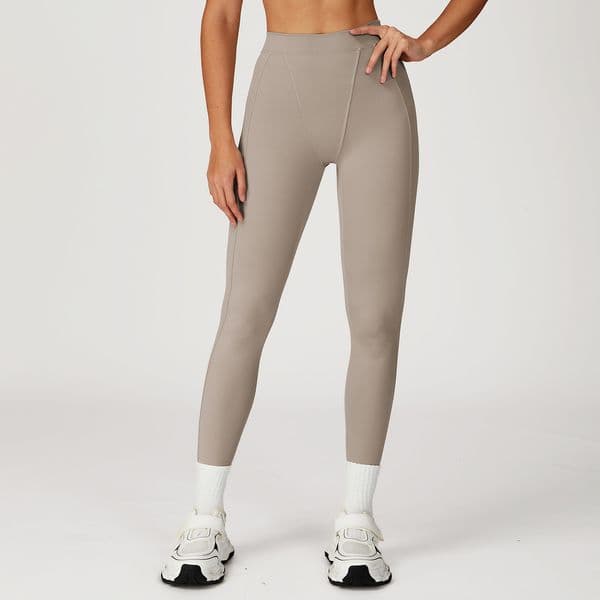 A107 Outdoor Women Yoga Pants Naked Hip Lift Sports Leggings Slim Fit Gym Wear Elastic Fitness Lady Overall Tights Workout Trousers