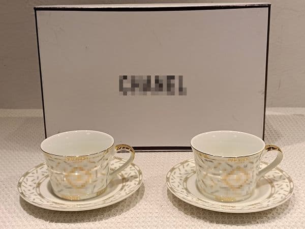 Elegant Ceramic Double Coffee Cup & Saucer Set, Contemporary Design for Daily Use, Ideal for Office, Kitchen, and Special Occasions