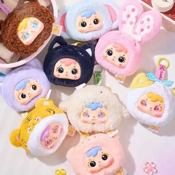Kaii Samuel Mini Small Animals Blind Box Pendant Bag Accessories Decoration Cute Doll Girl Surprise Toy Mystery Box Gift Z251025