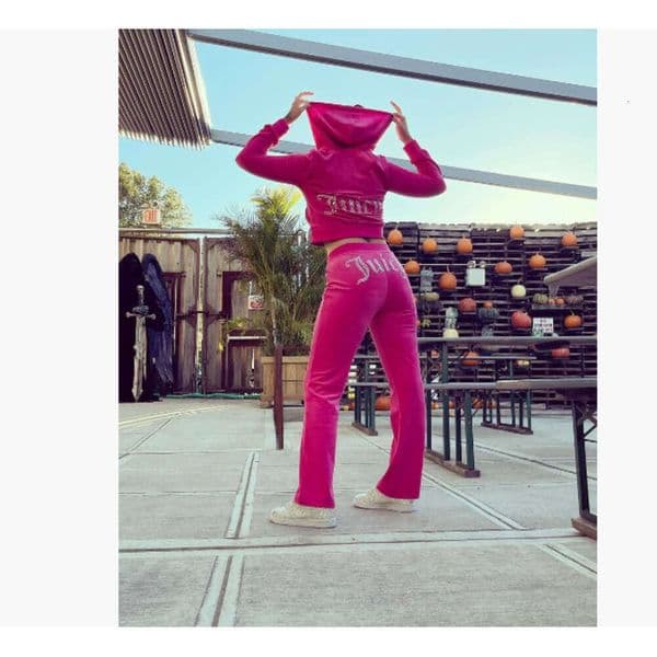 Juicy Tracksuit Fashion Set Women Juicy Clothes Womens Tracksuit Women Sporting Red Suits Slim Casual Velvet Women Set Track Suit Juicy Cotou L251108KLYE