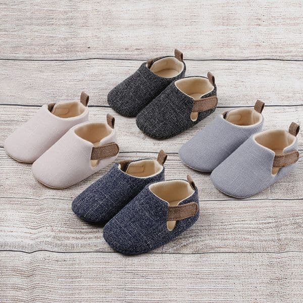 Design Infant Shoes for Baby Crib Outdoor Casual Shoes Non-slip Walkfashion Fashion Newborns First Walkers Baby Shoes Size 0 - 18 Months W1162