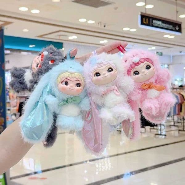 Plush New Doll Par Second Generation Rabbit Wakuku Doll Wakuku Plush Doll Trendy Blind Box Rabbit Pendant Z251025