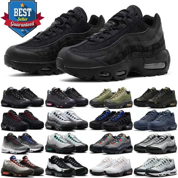 95 Running Shoes Classic airism Black White Yellow Cool Grey Olive Midnight Navy Trainers Men women 95 95s Sneakers Outdoor Sports runners 36-46