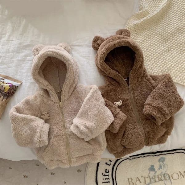 Bear Costume Baby Boys Clothes Thicken Children Clothing Set Jacket And Pants Cotton Infant Girls Tracksuit Toddler Outfits 02Y 251023
