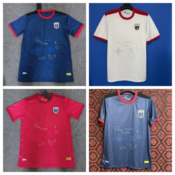 2024 2025 Cape Verde Soccer Jerseys 24 25 Monteiro camisetas de futbol Africa Cup Home blue Away white Third red Jovane maillots de foot BEBE Men Kids Football Shirt 4XL
