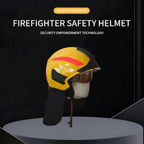 Durable Fire Safety Helmets for Emergency Response Teams Firefighter Rescue Helmet - High-Quality Protection Headgear