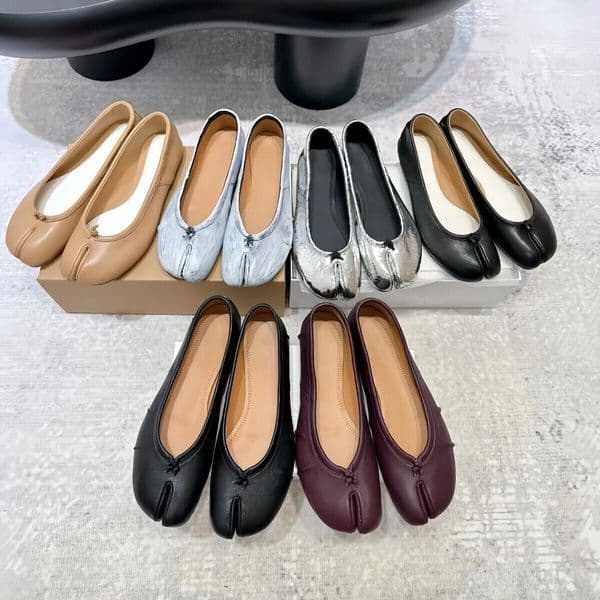 tabi ballet margeilas flat womens mm6 sneaker designer dress mary jane dance shoe loafers ballerine canvas leather shoes