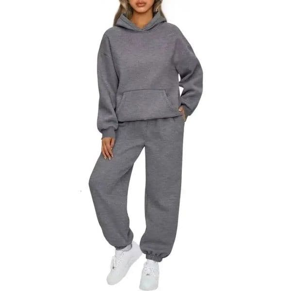 Women Fashion Tracksuit Hoodies and Sweatpants High Quality Ladies Daily Casual Sports Jogging Suit Hooded Outfits 251027