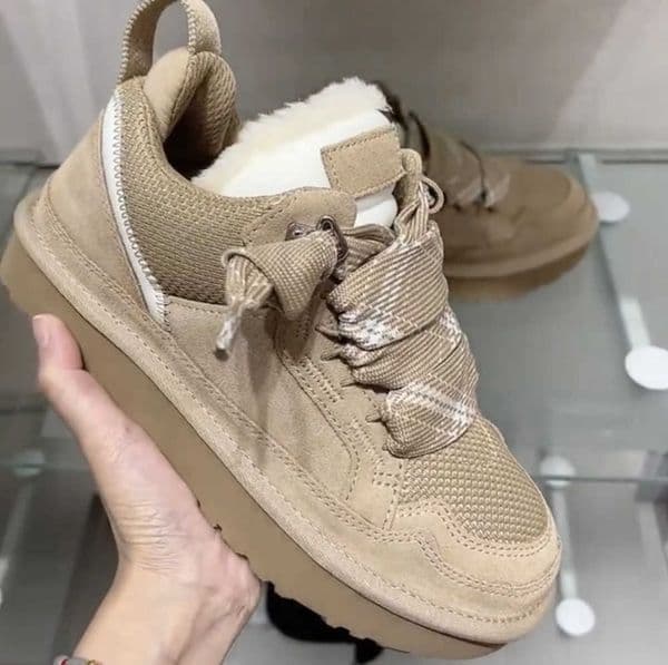 Designer high cut Lowmel sneakers Tazz Tasman Sand Trainer platform boot Australia snow boots women ankle booties sheepskin mens womens winter shoes fur trainers