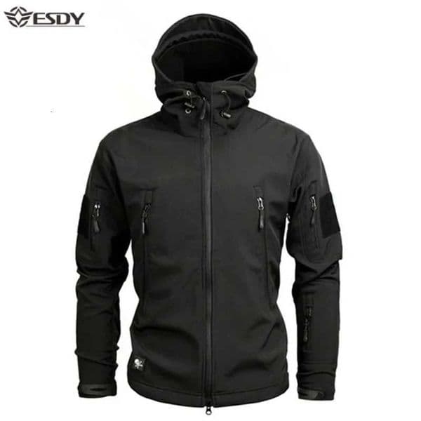 Soft Shell Tactical Jacket Men Waterproof Warm WindbreAKer US Clothing Winter Big Size Men Camouflage Jacket X251028