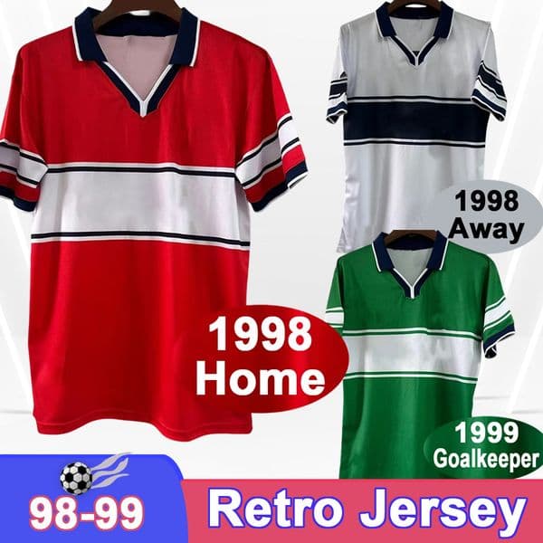 1998 1999 BRIAN BATES Mens Retro Soccer Jerseys ANTE RAZOV LUBOS KUBIK Home Away Goalkeeper Football Shirts Vintage Adult Uniforms