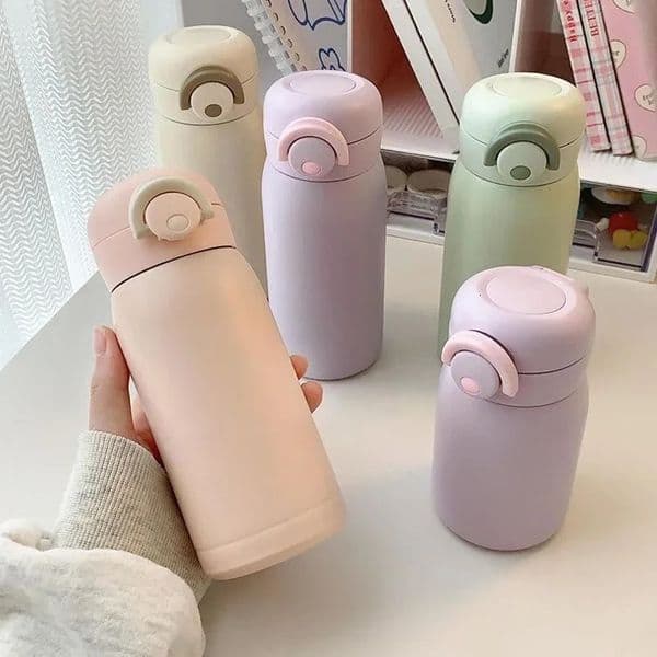 Mini Thermos Cup 220ml350ml Pocket Cup Stainless Steel Thermal Coffee Mug Vacuum Flask Insulated Water Bottle Kids Gift 251028BJ