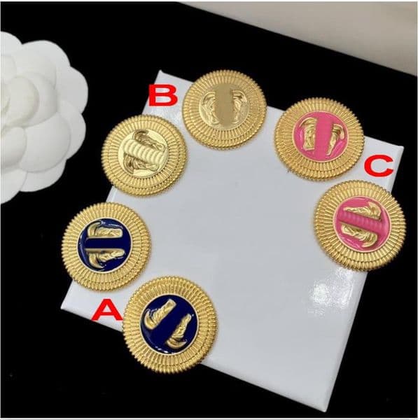 Vintage circle Color Enamel Ear Stud earrings women ear studs Hiphop Rock Punk Jewelry Gifts bvc4