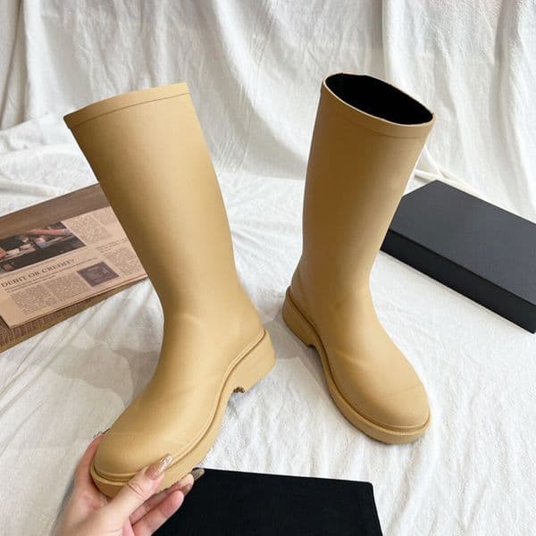Luxury Rain Boots Designer Women Waterproof Rubber Boots Luxury Rain Boots Rain Boots Knee High Casual Work Boots 431