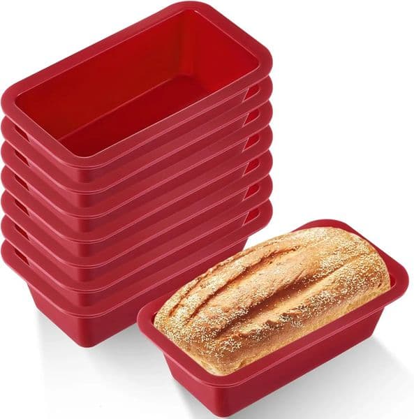 Silicone Baking Molds NonStick Rectangle Cake Pans Mini Loaf Pan Easy Release Bread Toast Mould Kitchen Accessories Pastry Tool 251028