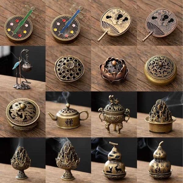 2025 Antique Pocket Dragon Phoenix Burner Hollow Incense Mini Ornaments Chinese Ancient Tea Desk Decor Office Decoration Z251028