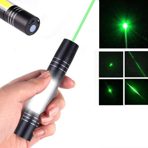 736COB Green Flashlight Laser Pointer Sales Indicator Pen