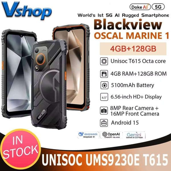 Blackview Oscal MARINE Red Phone Inch HD Hz Display Gemini Al Ultra Thin Android Mah Battery Smartphone