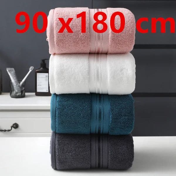 90X180 cm 100 Egyptian cotton Large bath towels and face towels are super absorbent super soft travel and sports towels 251028