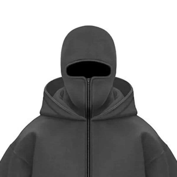 Adt Zipper Hooded Sweatshirt Soft Fleece Jacket With Hoodie Mask Men Wen Windbreaker Casual Outwear Loose Sports Coat Tops Y251028