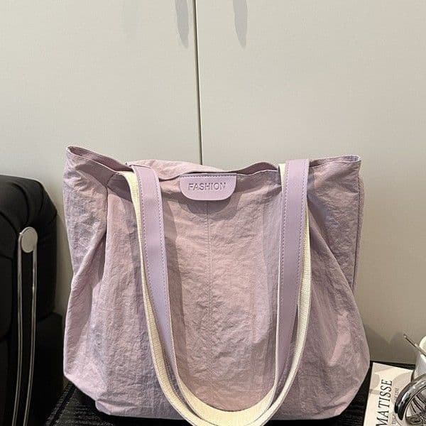 Fresh Simple and Practical Hand-held Shoulder and Underarm Tote Bag for Commuting