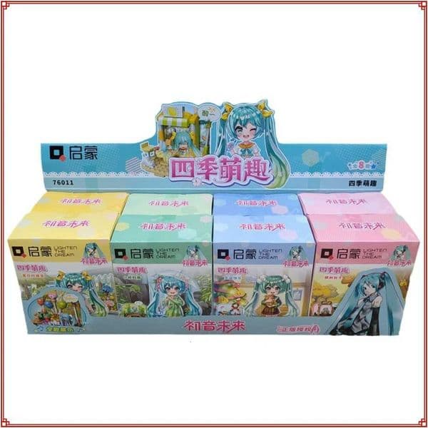 New Keeppley Building Block Four Seasons Cute and Fun Girl Playhouse Kindergarten Girls Activity Handmade for Gift X251029