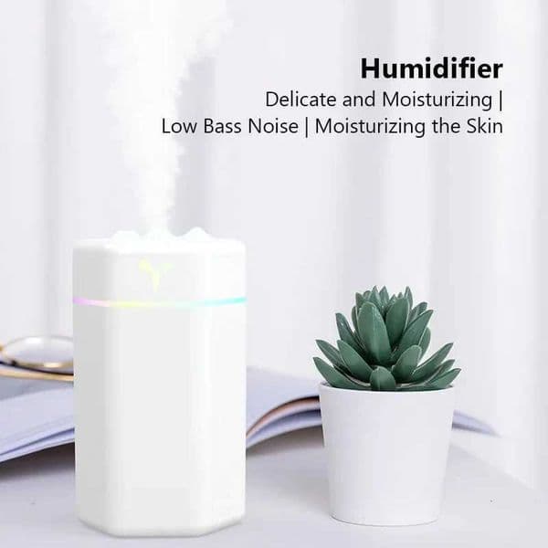 600ML USB Air Humidifier Double Spray Port Essential Oil Aromatherapy Humificador Cool Mist Maker Fogger Purify for Home Office C251029