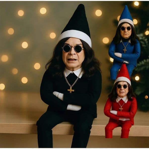 2026 Ozzy Elf cologne Home Decor perfume Godfather Classic Sitted Posture Living Room Bedroom Ornament Christmas Desktop Desk Accessory Free Shipping