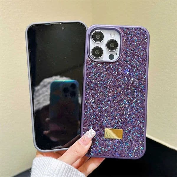 Luxury Bling Glitter Phone Case For iPhone 17 16 Pro Max 15Pro 14plus 13 12 Vogue Protective Soft Diamond Cover Protective Shell M251029