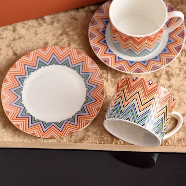 Timeless Nordic Ceramic Double Cup Saucer Set, Sleek And Elegant Design, Perfect For Serving Tea, Coffee, Or Hot Beverages With Style 12545