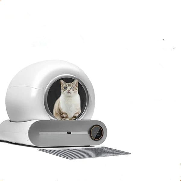 Automatic Self Cleaning Cat Litter Box Electric for Small Cats Smart Toilet Anti Splash with Induction Shoveling System
