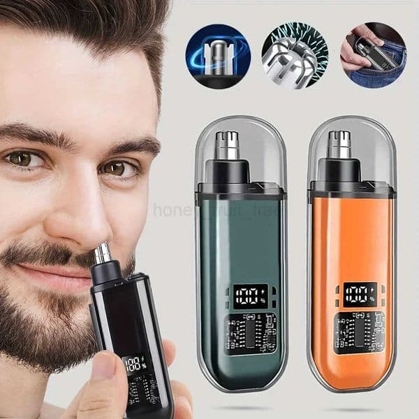 Suitable for men USB charging nose and ear hair trimmer portable electric nose hair clipper mini compact design quick chargin T251030
