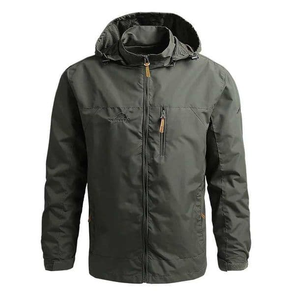 Spring Autumn Windbreaker Men Fashion Sports Casual Mountaineering Jacket Hooded Loose Large Size Outdoor Windproof Jacket W251030