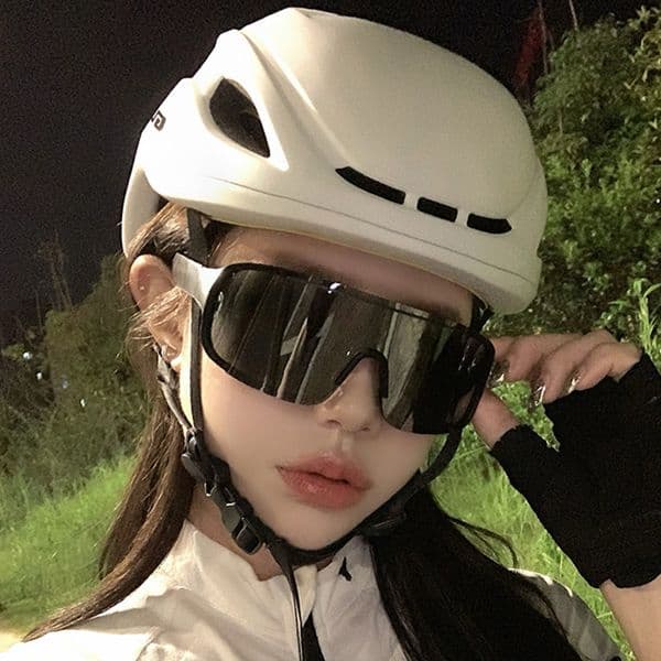 Mountaineering Cycling for Women Outdoor Sports Windproof Sandproof Goggles Large Frame Sunglasses UV Protection Sun Glasses