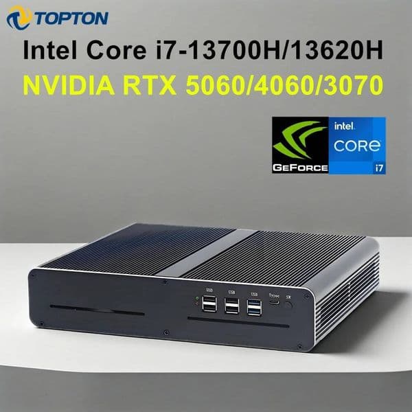 Topton V7 Gaming Mini PC with NVIDIA GeForce RTX 506040603070 8G Intel Core I7 13700H13620H Windows 11 WiFi6 Desktop Computer