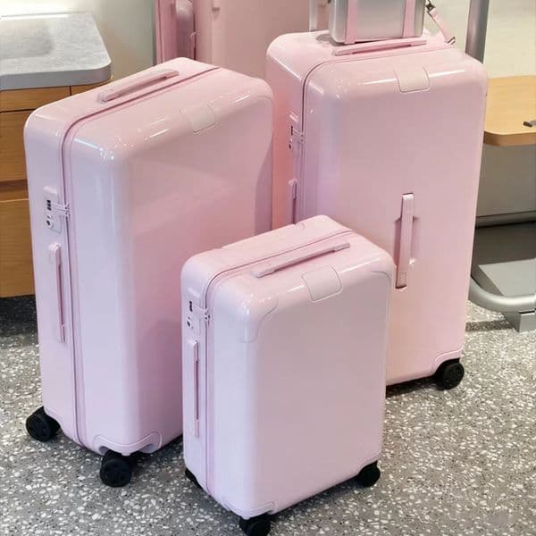 Ballet Pink Suitcase Luggages Designer boxs Suitcase Luggages Travel Bag Fashions Luxury Carry On Luggage With Wheels Front Opening Rolling Password Suitcases
