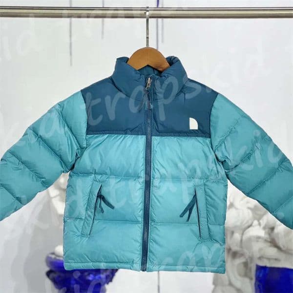 Kids Designer Puffer Luxury Winter Windproof Cotton Down Classic Boys Girls High Quality Outerwear Coat Jackets 01